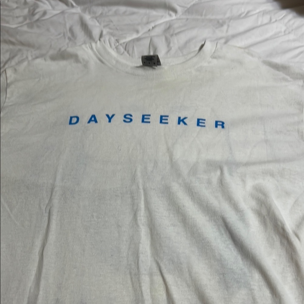 Gildan Blue and White Short Sleeve Tee